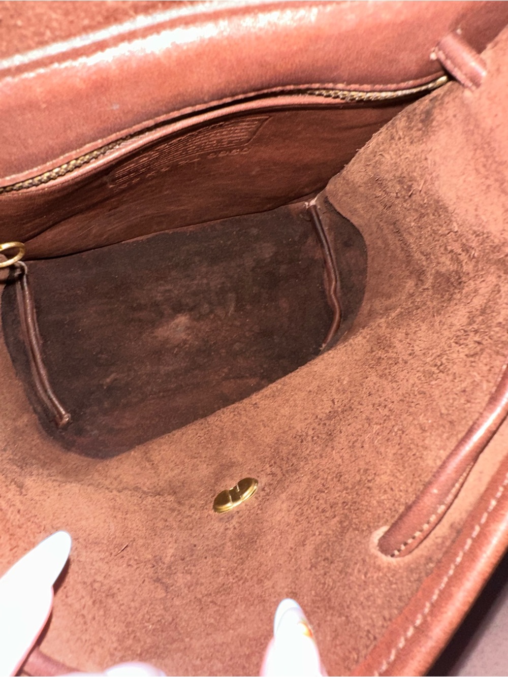 Coach Brown Leather Daypack - Picture 8 of 10